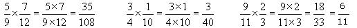 fractional multiplication