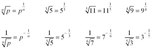 nth root convention